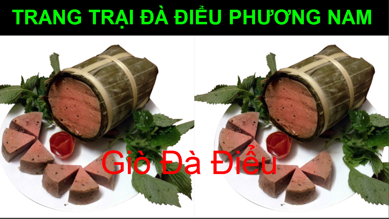 Giò quả Đà Điểu